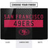 NFL San Francisco 49ers Black Performance Series Dell Vostro Skin